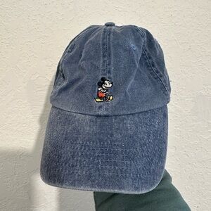 Denim Mickey Mouse Hat in Excellent Condition